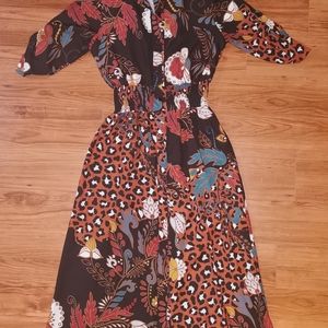 Elegant printed dress